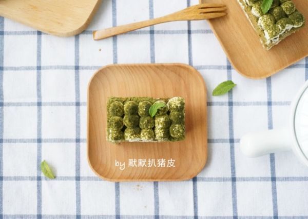 蛋糕|抹茶豆渣戚风蛋糕