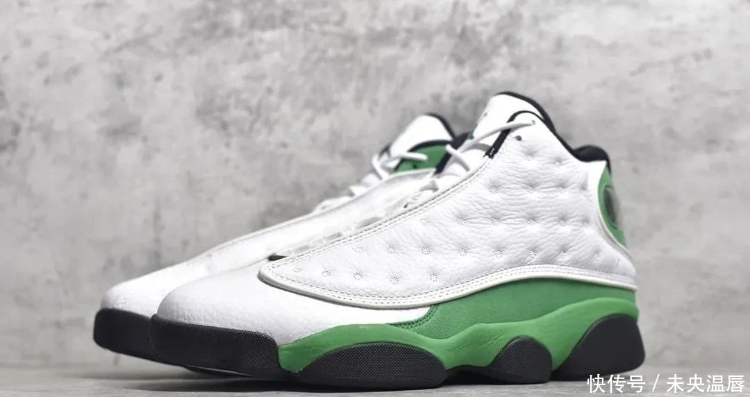  测评|一款酷似雷·阿伦 PE 的配色！AJ13幸运绿开箱测评