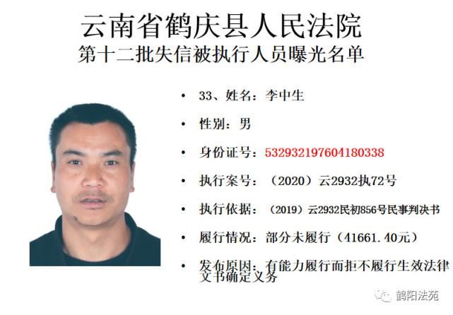 有人|又一批失信被执行人名单曝光,有人仅因为213元钱!