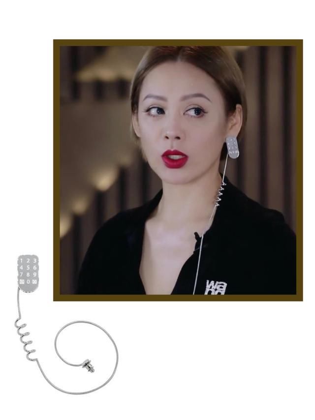 万茜|万茜的红西装吴昕的剪刀发夹被追着问哪买？是姐姐带火的小众品牌