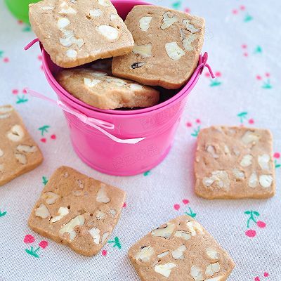  饼干|红糖腰果核桃饼干