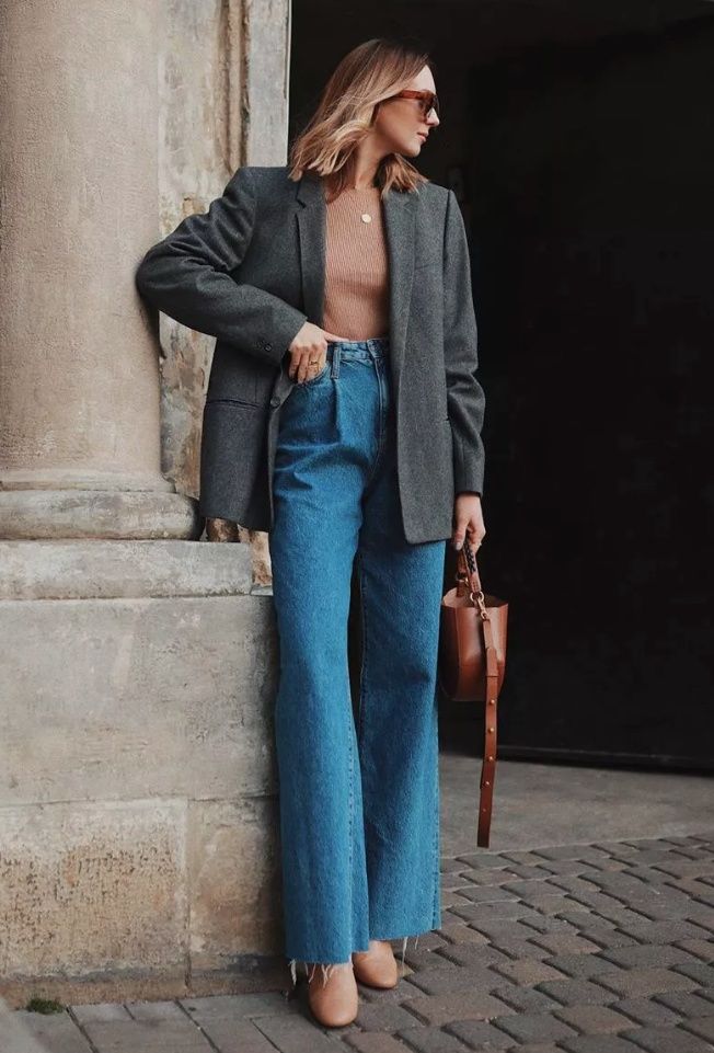 好看|今秋西装外套火了,这么穿好看又高级,时髦炸了