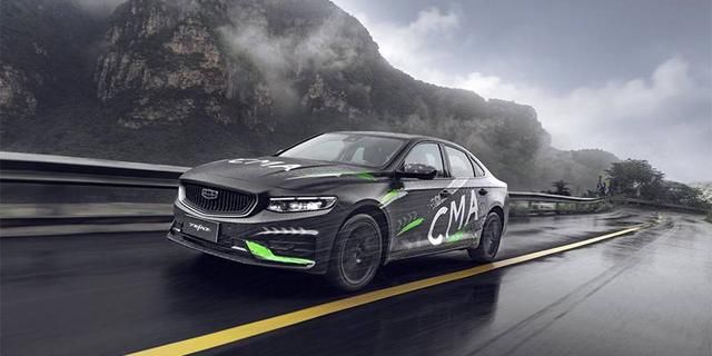 发动机|吉利全新轿车实车官图曝光，用沃尔沃2.0T发动机，造型太酷了