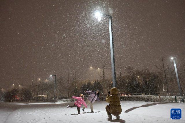 北京迎来降雪