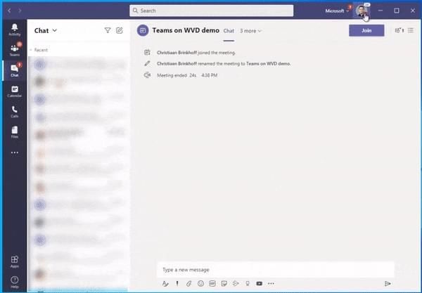 管理■Windows Virtual Desktop新功能上线:优化Teams
