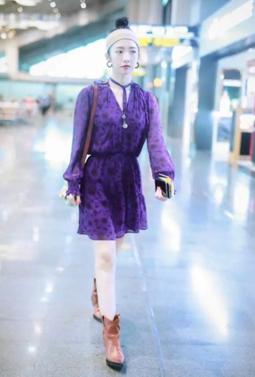  孟美岐|孟美岐为显腿长，大胆挑战“渔网袜”，不料暴露多肉腿