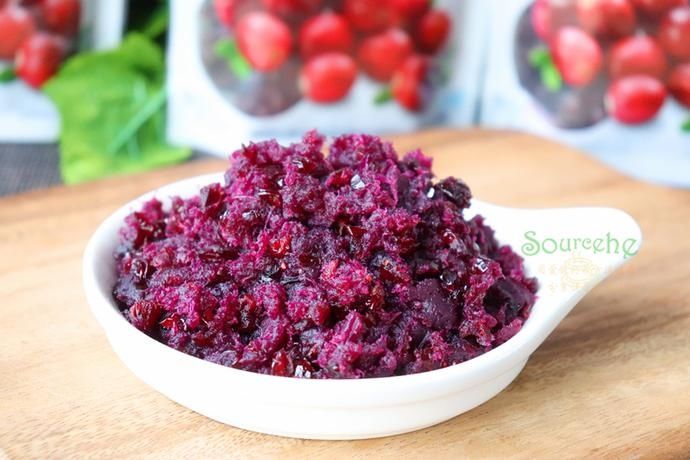 紫薯|自从学会做蔓越莓紫薯馅,每年中秋都炒十几锅,做月饼太好吃了!