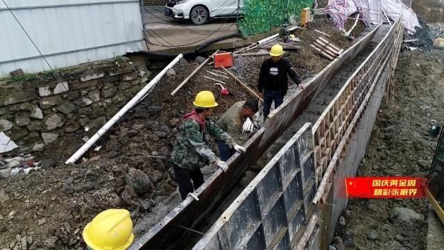 工程|假日我在岗：市重点工程开明路项目施工忙