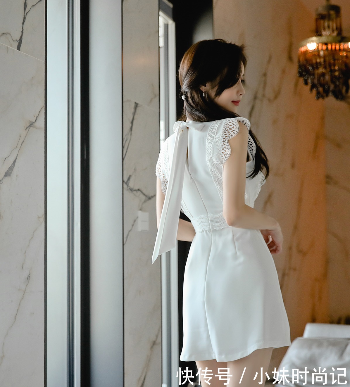 连衣裙|满足我们对仙女的幻想,只要一件白色连衣裙就足够了