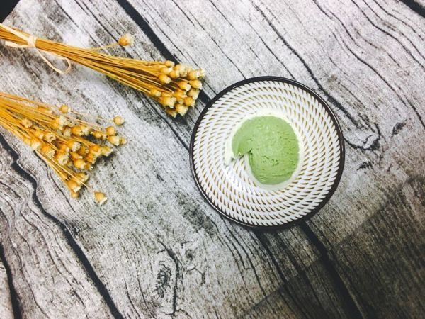 香草|抹茶香草双色冰淇淋