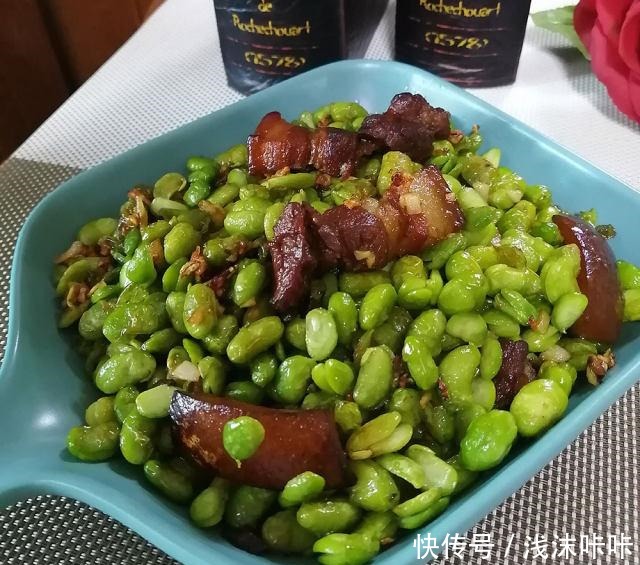 下饭|毛豆烧红烧肉,简单又下饭,全家都爱吃