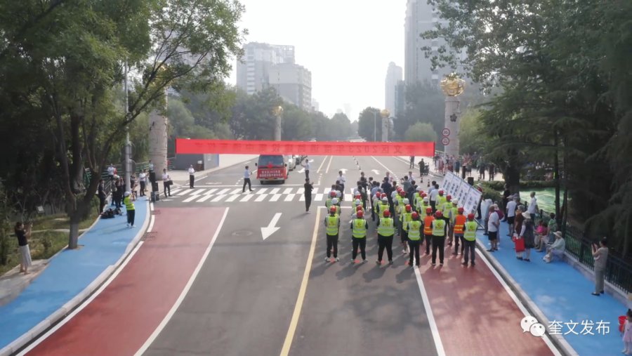 潍坊市奎文区三条道路集中通车