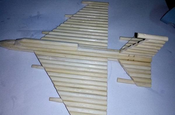 打造|教你一次性筷子，变废为宝，纯手工打造飞机模型，附制作过程