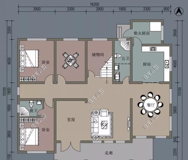 占地尺寸|农村没有堂屋的房子不是好房子,20套户型分享,总有一套看上眼