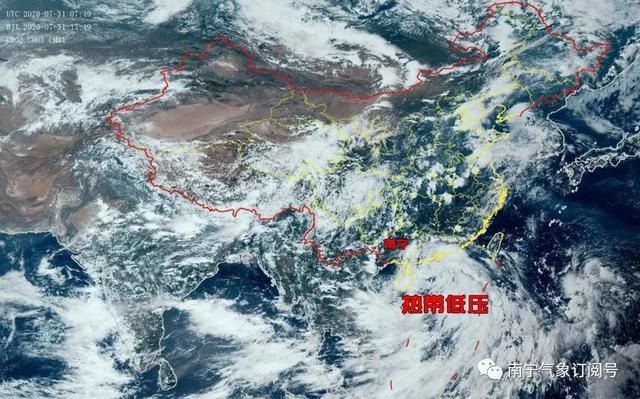  广西|南海热带低压生成！强降雨正“杀”入广西