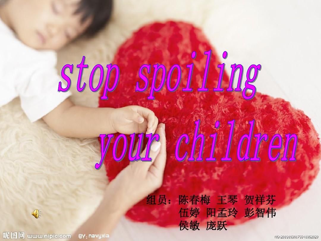 unit5:stop spoiling your children