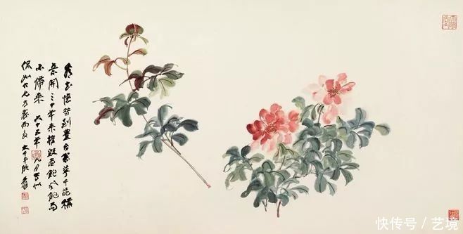 张大千花鸟画欣赏（100幅）