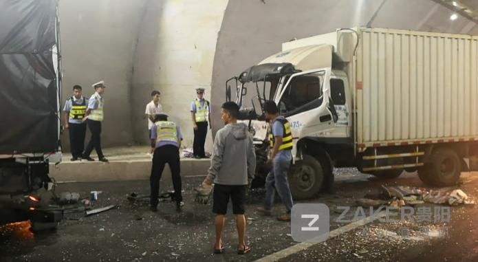  受伤|货车司机正准备检查雨布 后方车辆追尾致2人受伤被困