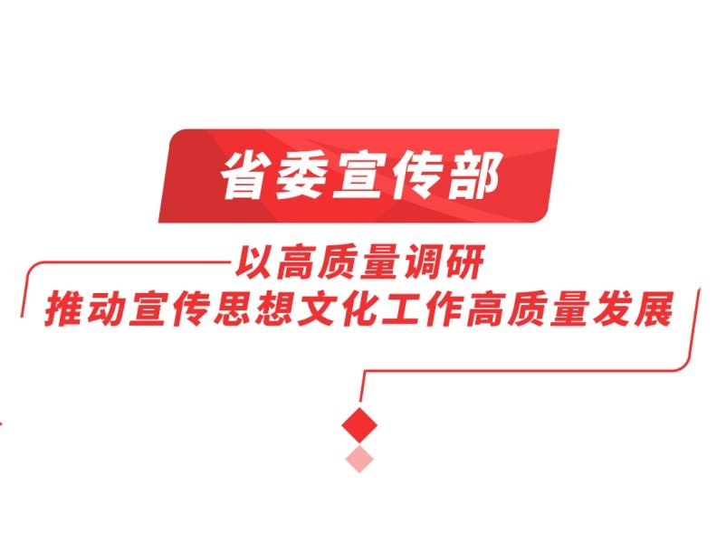 山东：以高质量调查研究推动主题教育走深走实