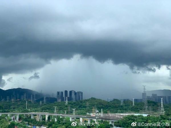 暴雨|暴雨+雷电预警生效！接下来两个小时内深圳的天气……