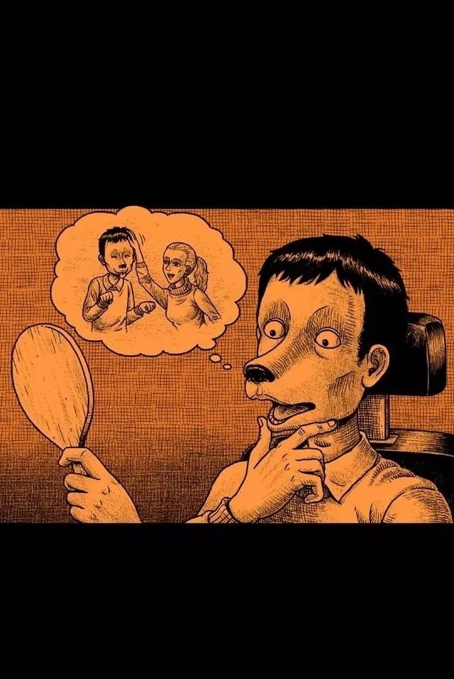  爱情|放映机漫画：为了爱情整容成小狗的模样