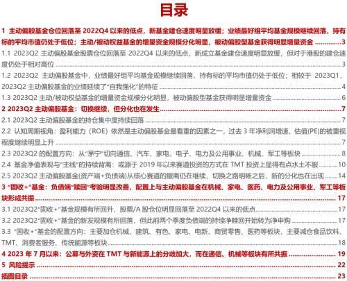 切换艰难，等待主线——2023Q2基金持仓深度分析