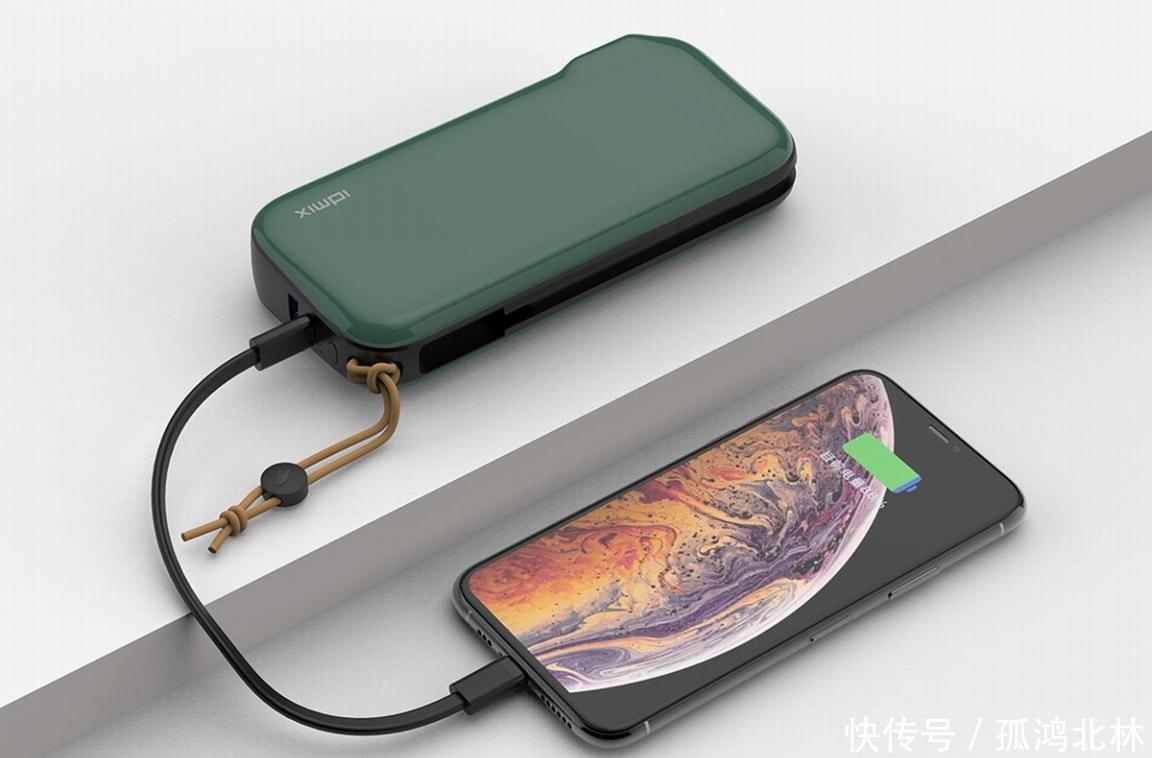 IDMIX大麦创新氮化镓双|IDMIX大麦创新推出65WPD氮化镓双模充,内置20000mAh电池