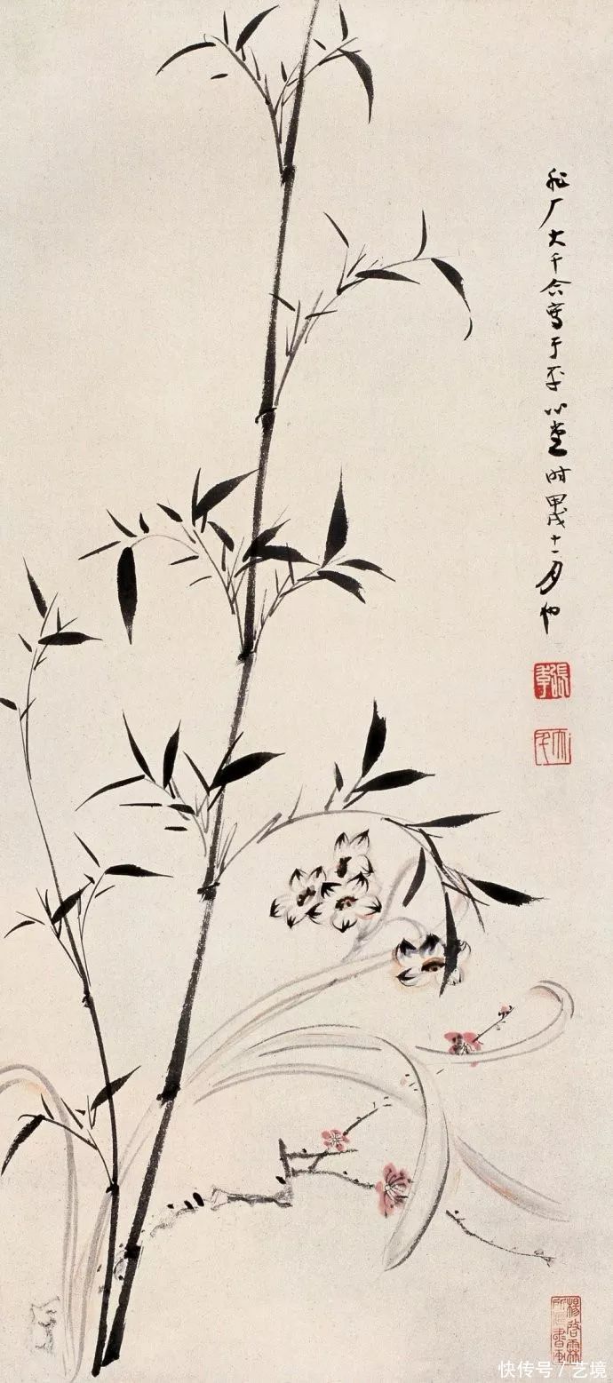 张大千花鸟画欣赏（100幅）