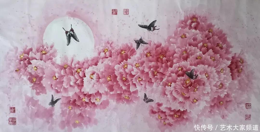  永明|王永明盛世牡丹