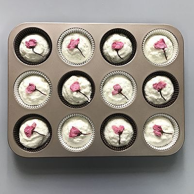  纸杯|樱花天使纸杯蛋糕