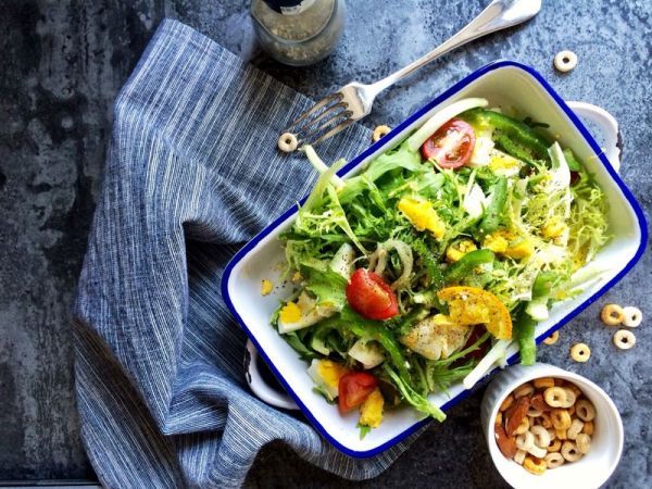 胡椒|苦苣橙香减脂沙拉