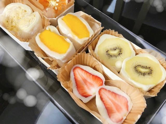 芒果|巨无霸水果糯米糍,一口咬下去超多芒果果肉,芒果和榴莲最搭