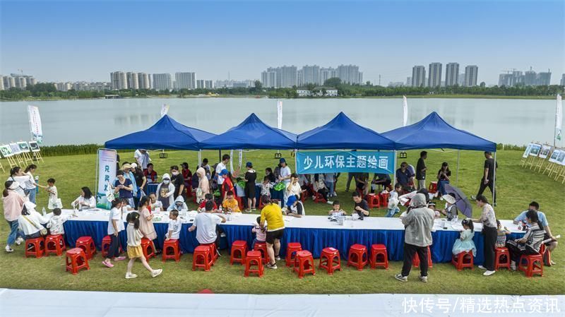 合肥新站高新区六五环境日主场活动在少荃湖举行
