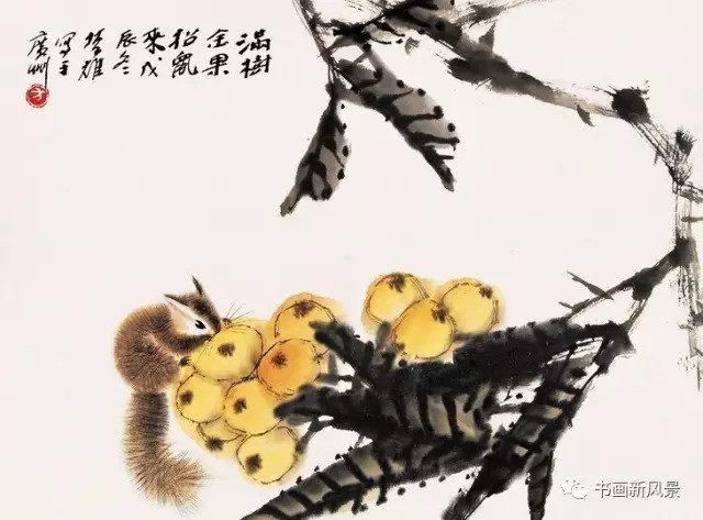  松鼠|看他画的小松鼠，绝对是一种享受！