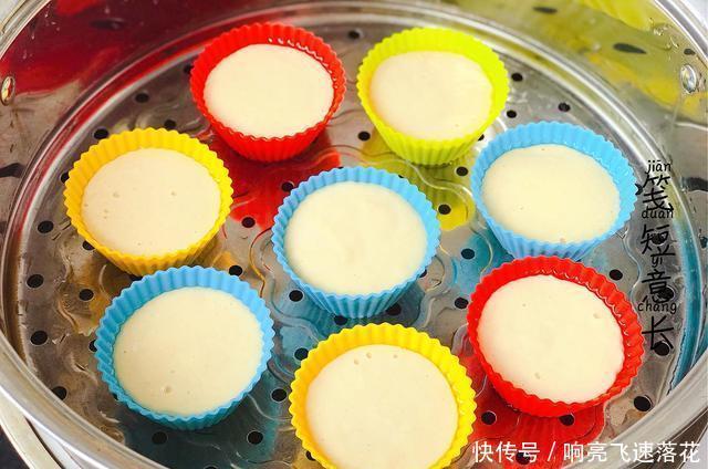 蛋糕|寒露将至,孩子爱上用小米做的蒸蛋糕,暄软香甜,不用烤箱也能做