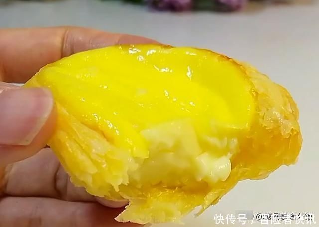 居家|居家快手做蛋挞,全蛋打制,无须奶油,2步完成,皮脆嫩滑又香甜