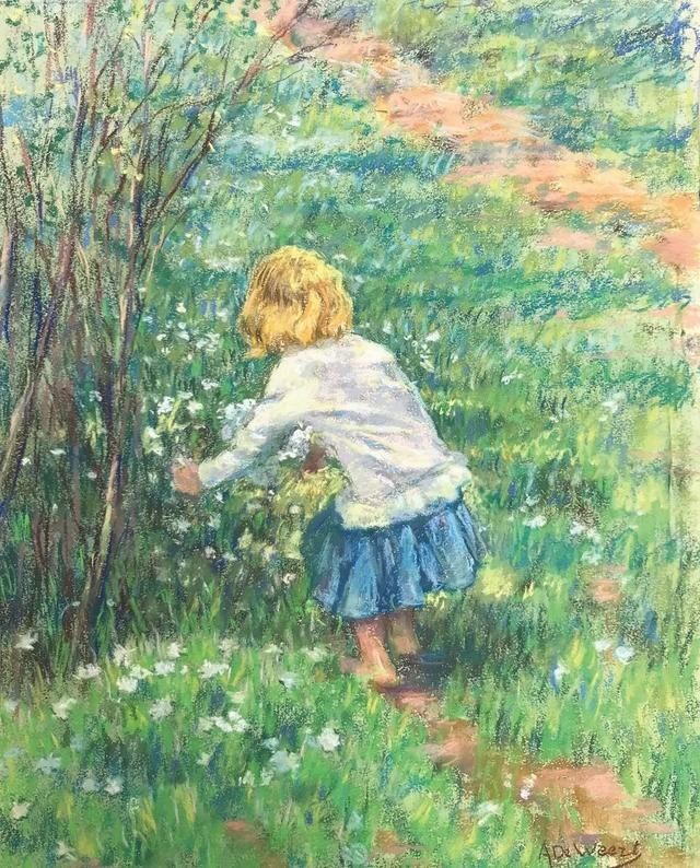  韦特|比利时女画家安娜·韦特的印象油画