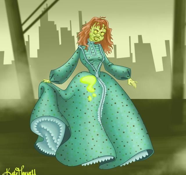  迪士尼|迪士尼公主变成恐怖“怪物”，丧尸让人害怕，吸血鬼画风妖娆！