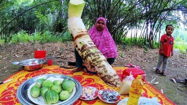 芋头|印度农村特色美食，长的比人高，重上百斤，大开眼界了