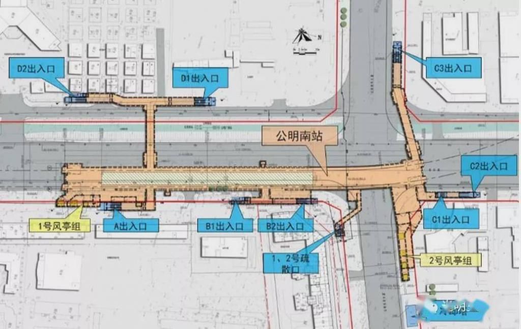  公明段|光明启动地铁13号线土整,各站点详细分布及规划曝光!