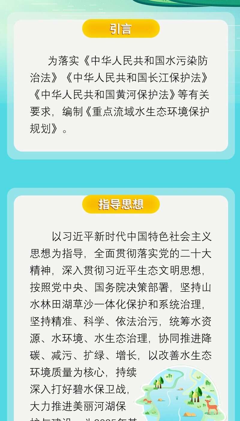 从“水污染防治”到“水生态环境保护”，规划更名折射我国治水理念升级