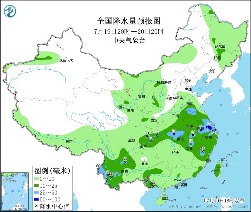 中央气象台：华北等地将有较强降雨 新疆高温天气持续