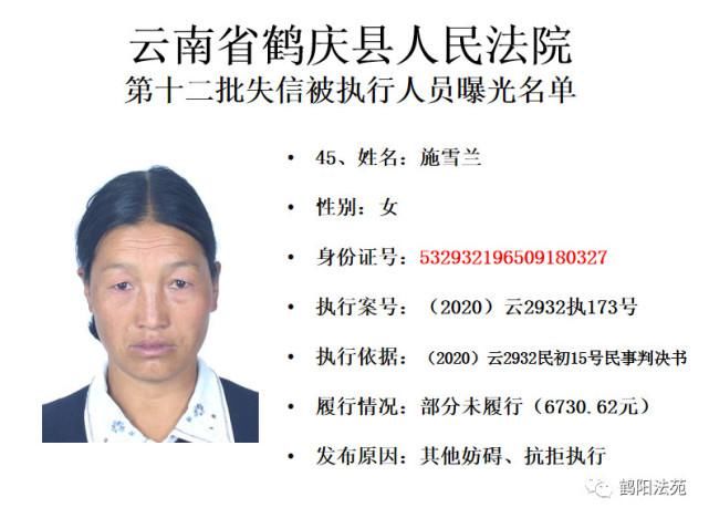 有人|又一批失信被执行人名单曝光,有人仅因为213元钱!