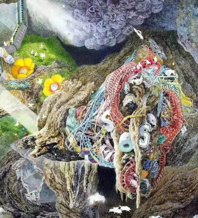  极致|一幅画画了3年，细到要用放大镜，他把钢笔画玩到了极致！