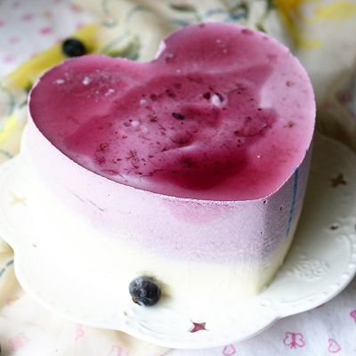 吉利丁|蓝莓果酱酸奶慕斯