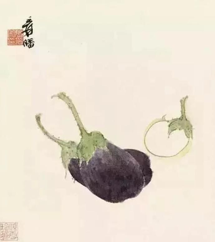  蔬菜|画风清润，寓意无穷，这些瓜果蔬菜的内涵你懂几分？