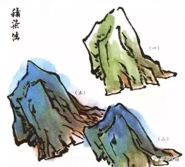  设色|传统山水画设色技法