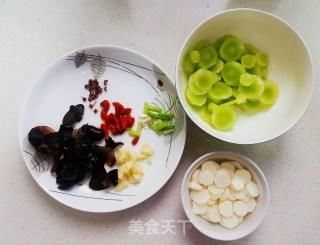 清炒|清炒木耳山药莴笋