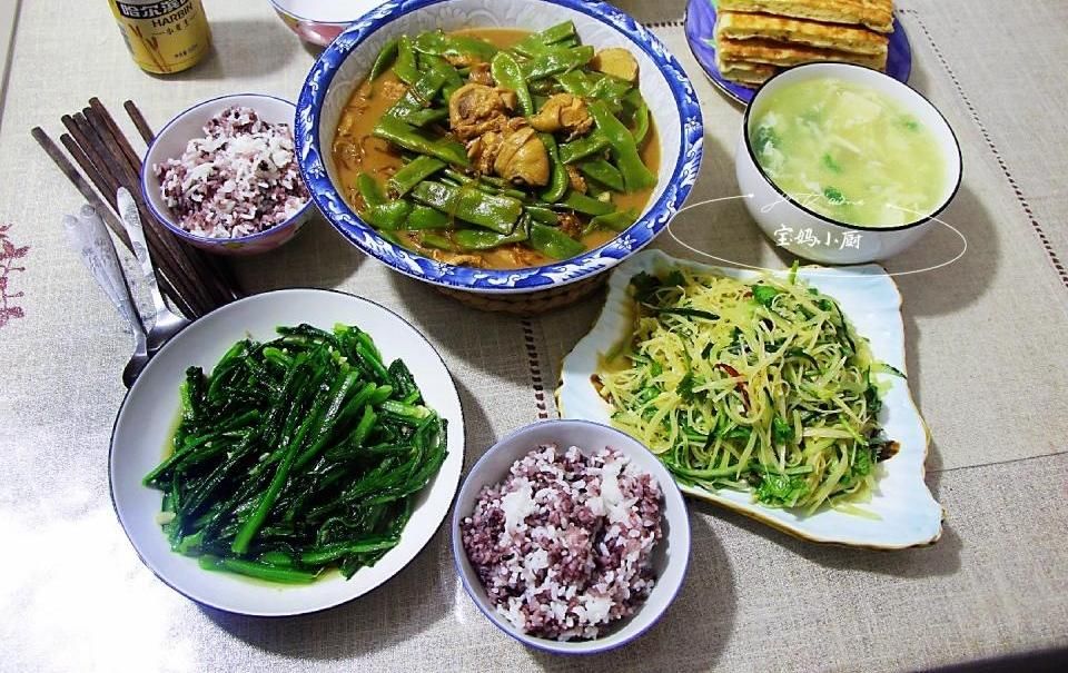 实惠|晒晒我家一周晚餐,大热天不将就,换着花样做,经济实惠味道美