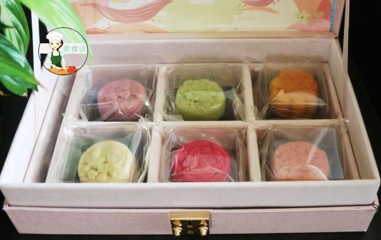 流心|此月饼第一次见,实在太美了,发朋友圈被点赞,网友:舍不得吃了